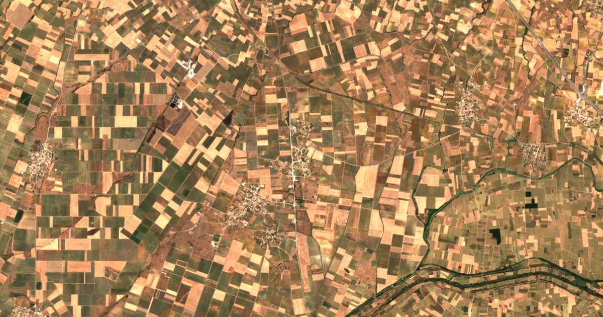 Carte satellite de Méga Doukáton