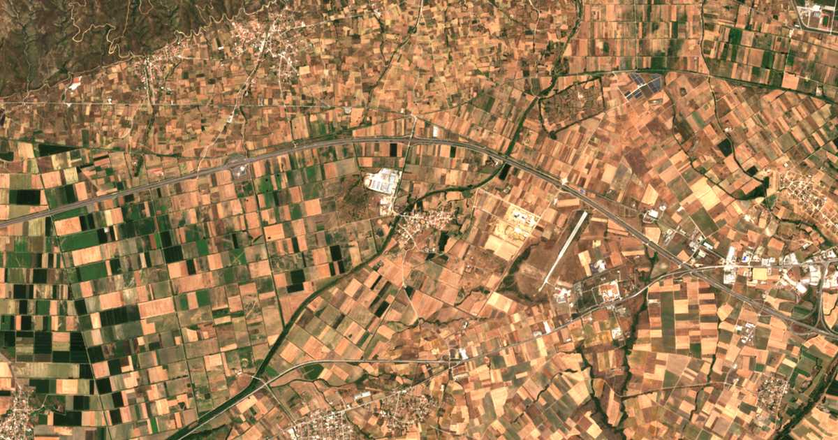 Carte satellite de Meléti