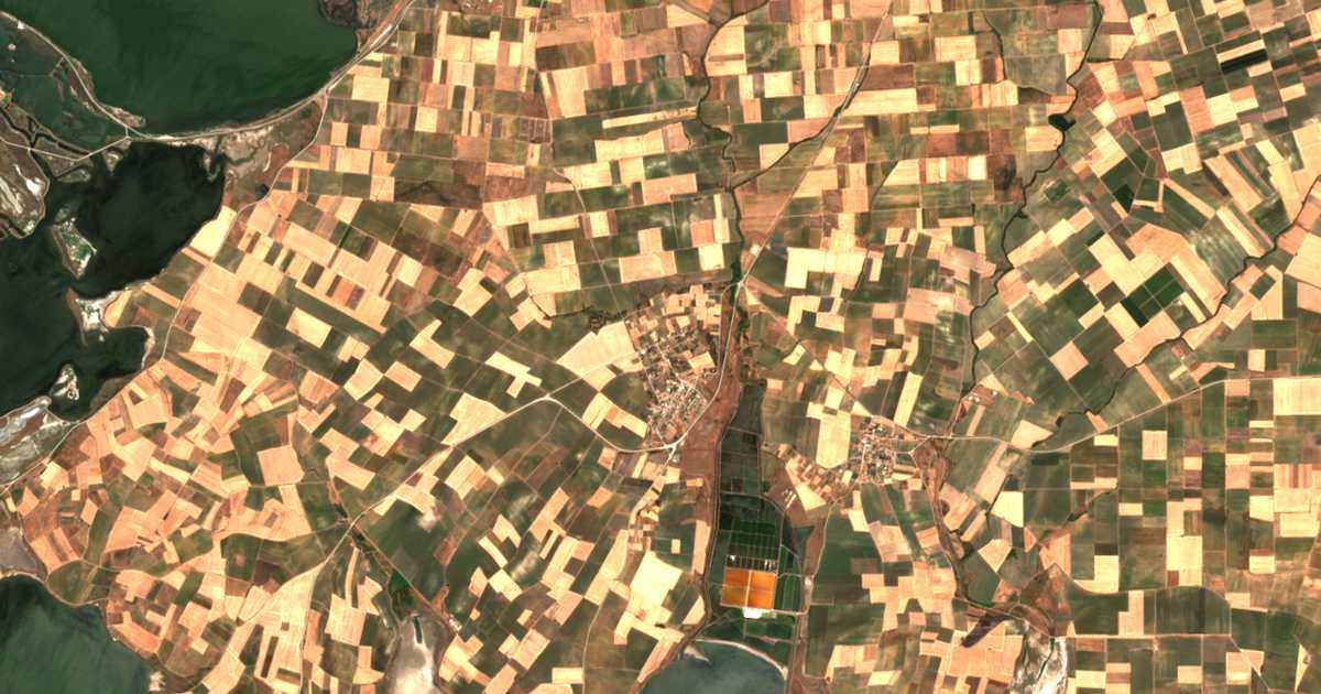 Carte satellite de Mési