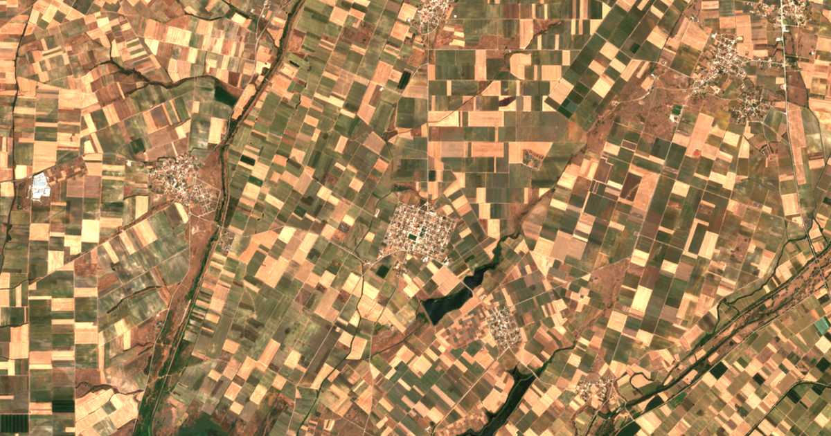 Carte satellite de Néo Sidirochóri