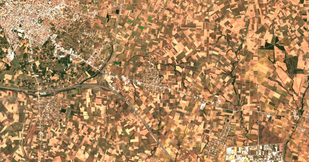 Carte satellite de Rodítis
