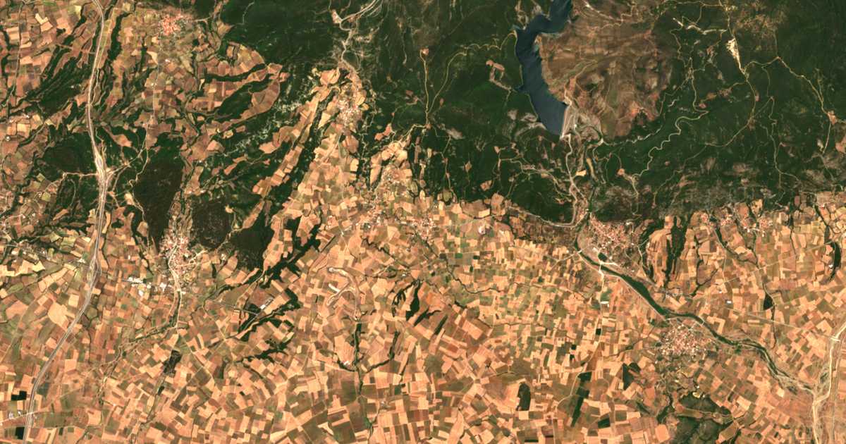 Carte satellite de Stylárion
