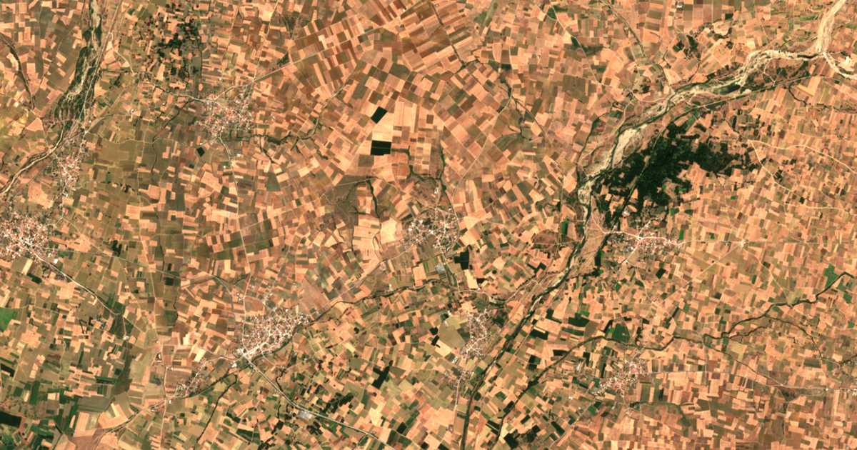 Carte satellite de Amfía