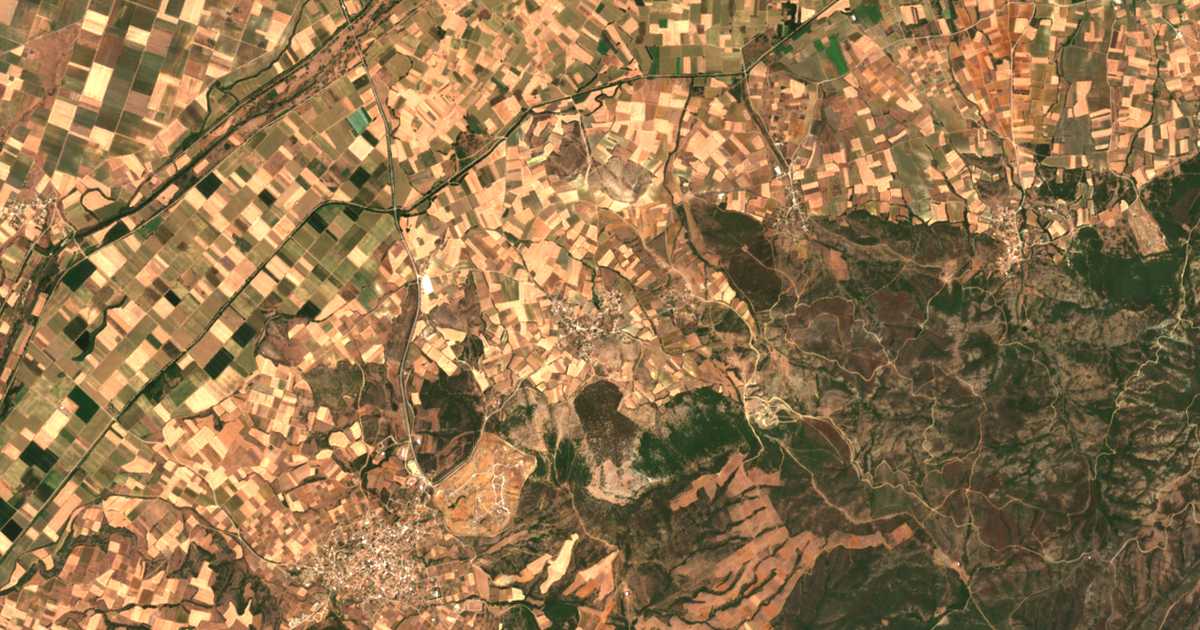 Carte satellite de Ergáni