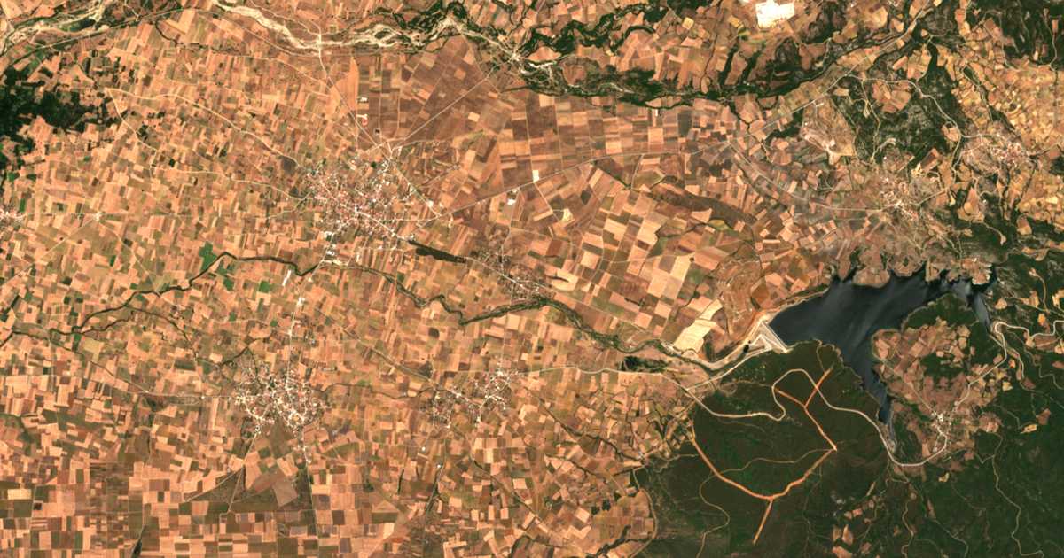 Carte satellite de Iásion