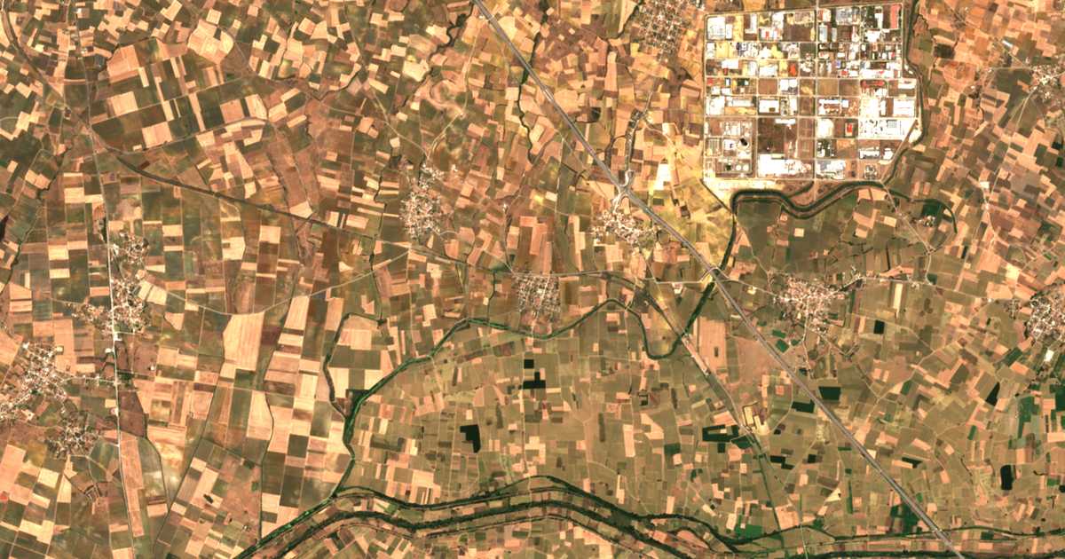 Carte satellite de Kallithéa