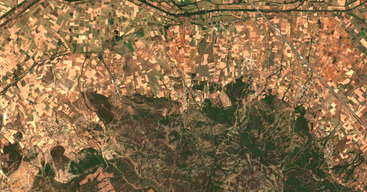 Carte satellite de Mírana