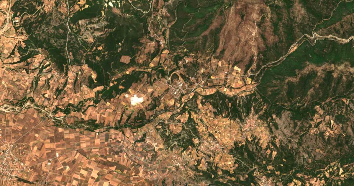 Carte satellite de Néa Sánta