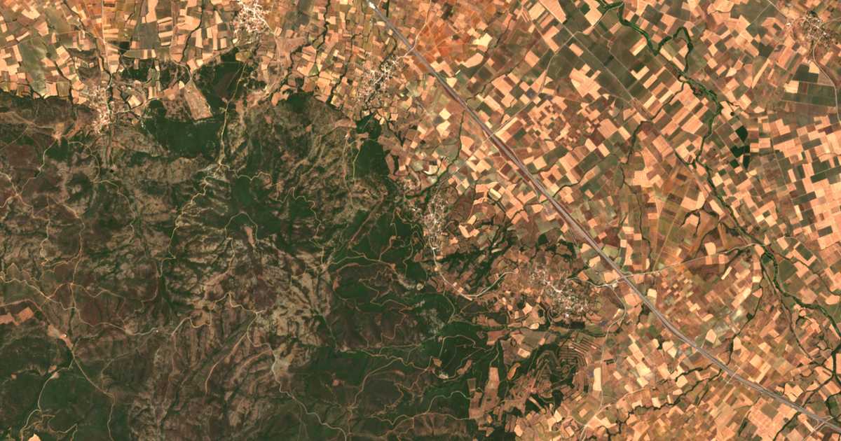 Carte satellite de Strými