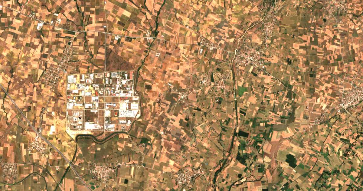 Carte satellite de Vákos