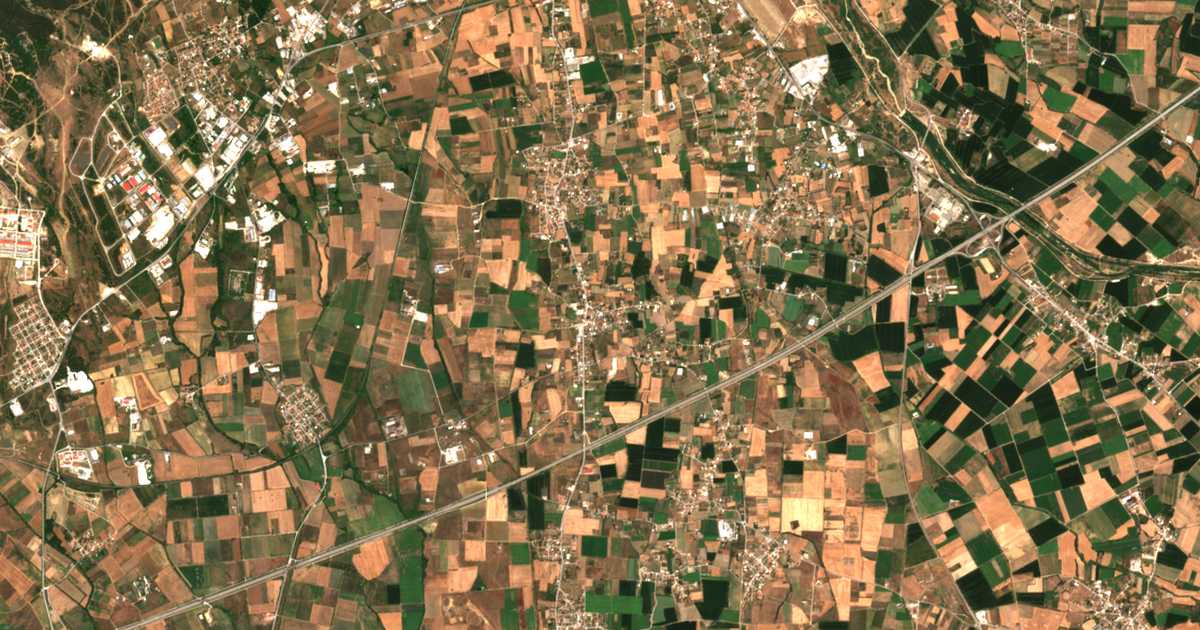 Carte satellite de Diomídeia