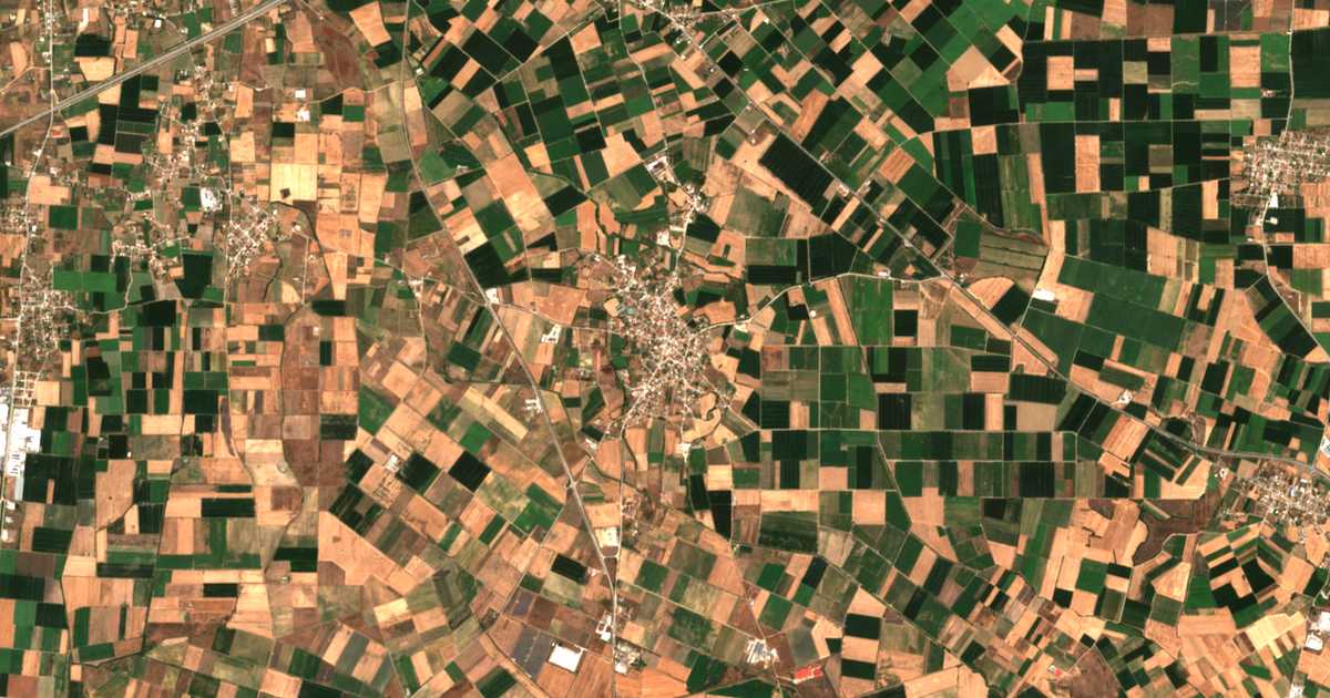 Carte satellite de Geniséa