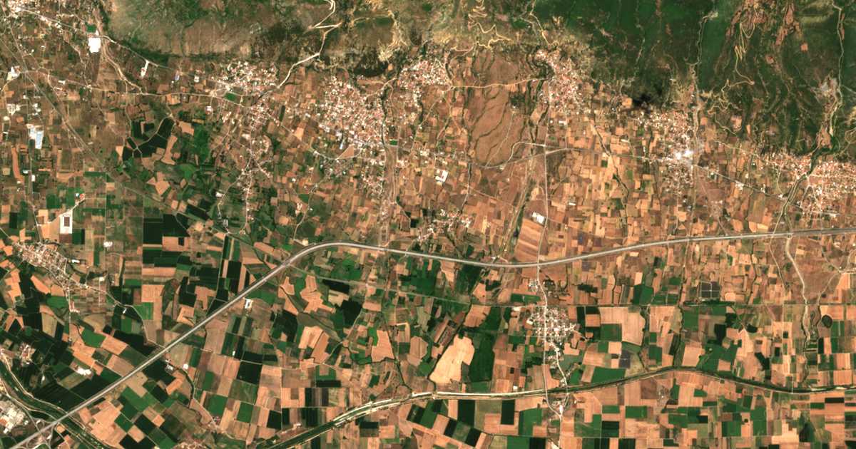 Carte satellite de Grígoron