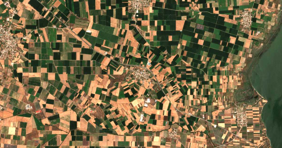 Carte satellite de Koutsón