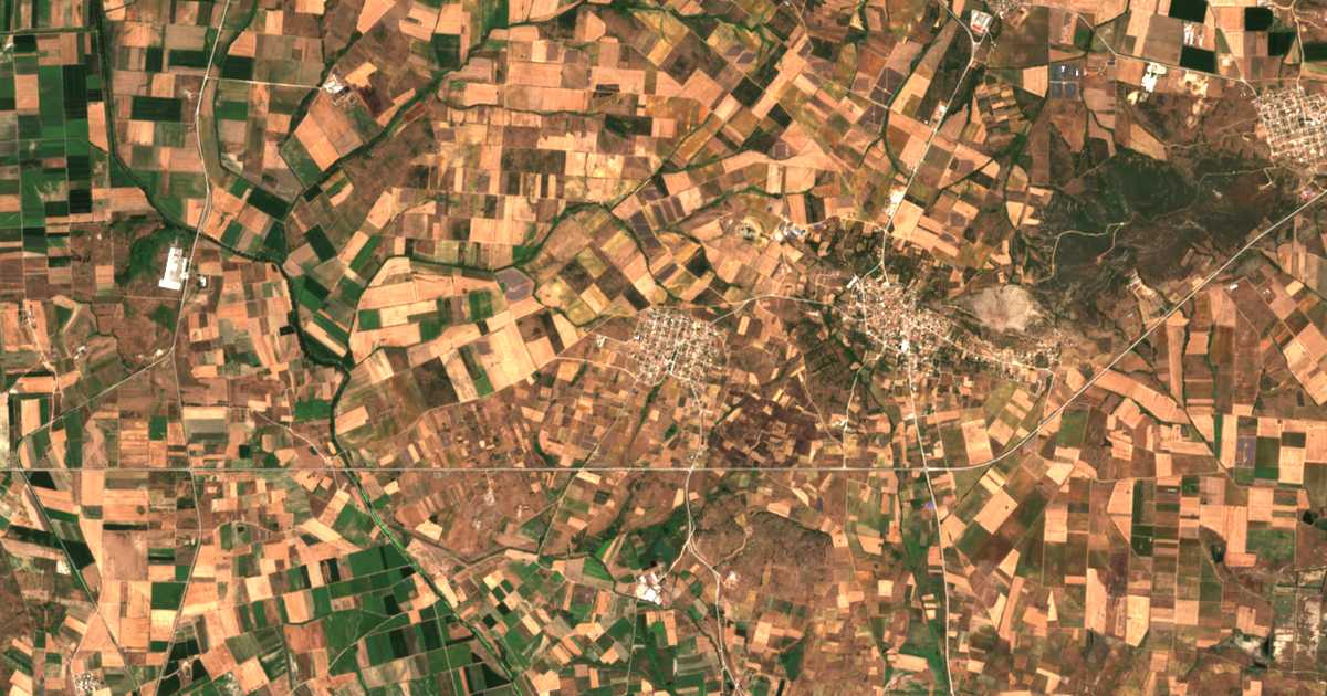 Carte satellite de Myrodáton