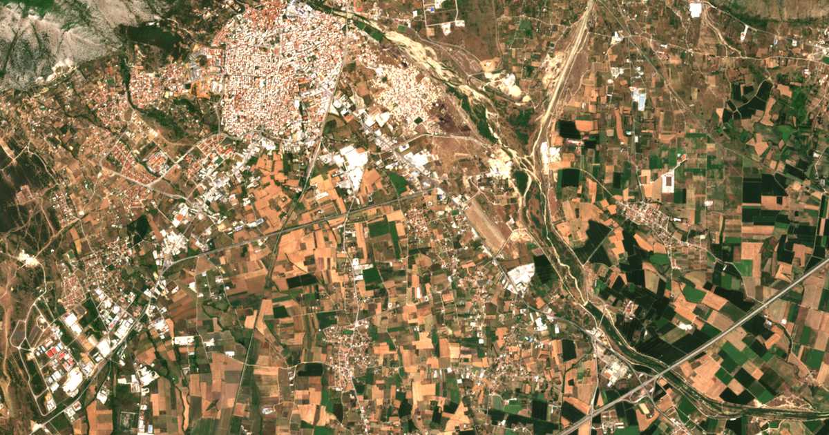 Carte satellite de Néos Zygós