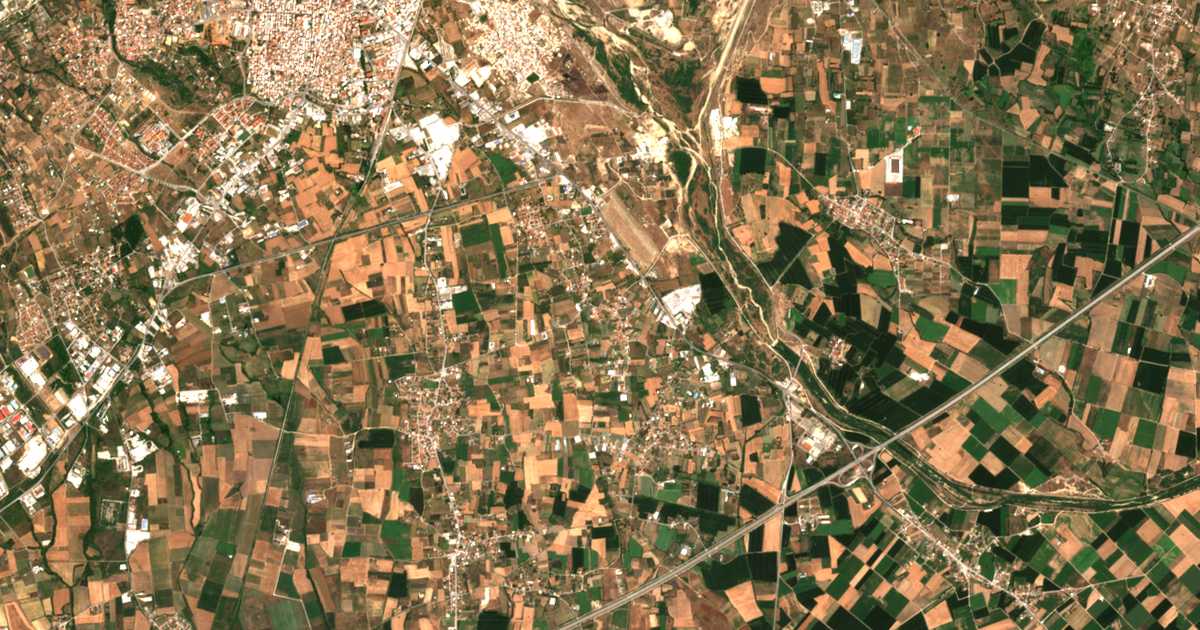 Carte satellite de Palaiós Zygós