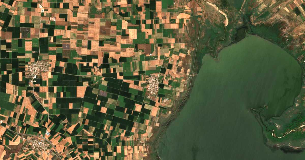 Carte satellite de Sélino