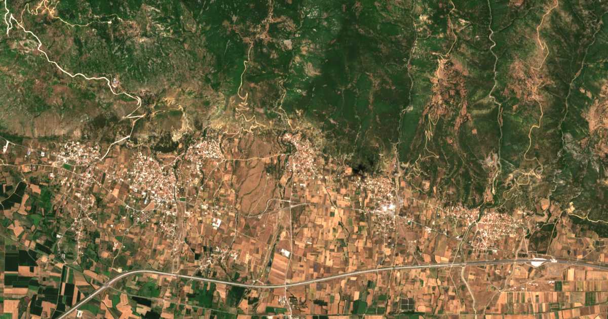 Carte satellite de Símantra