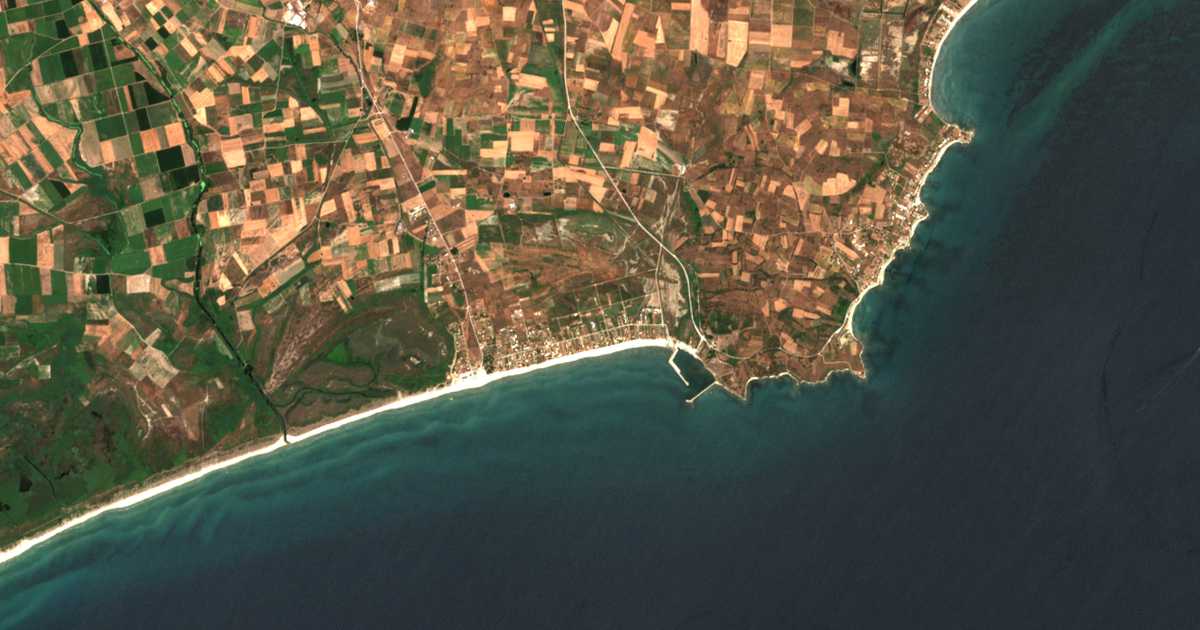 Carte satellite de Skála Avdíron