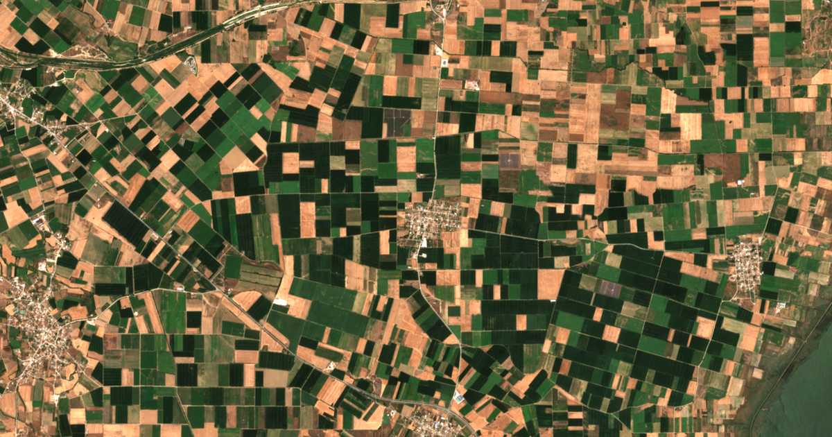 Carte satellite de Sydiní