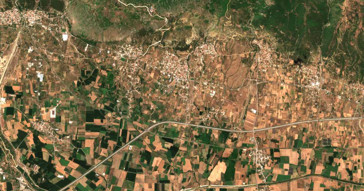 Carte satellite de Velochórion
