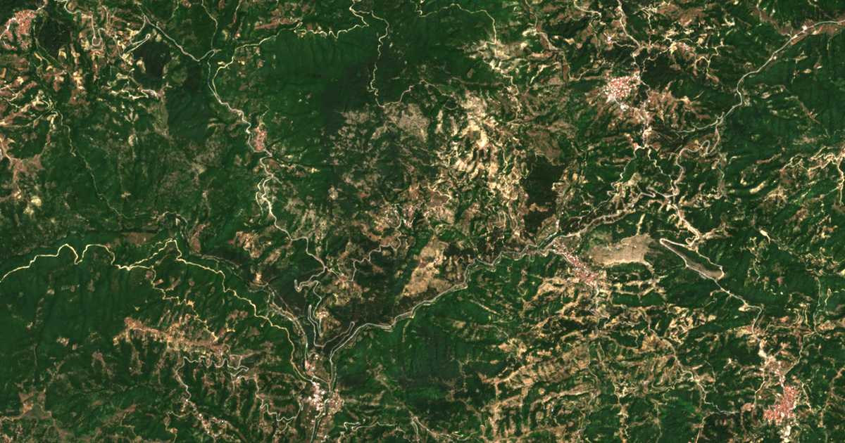 Carte satellite de Mántaina
