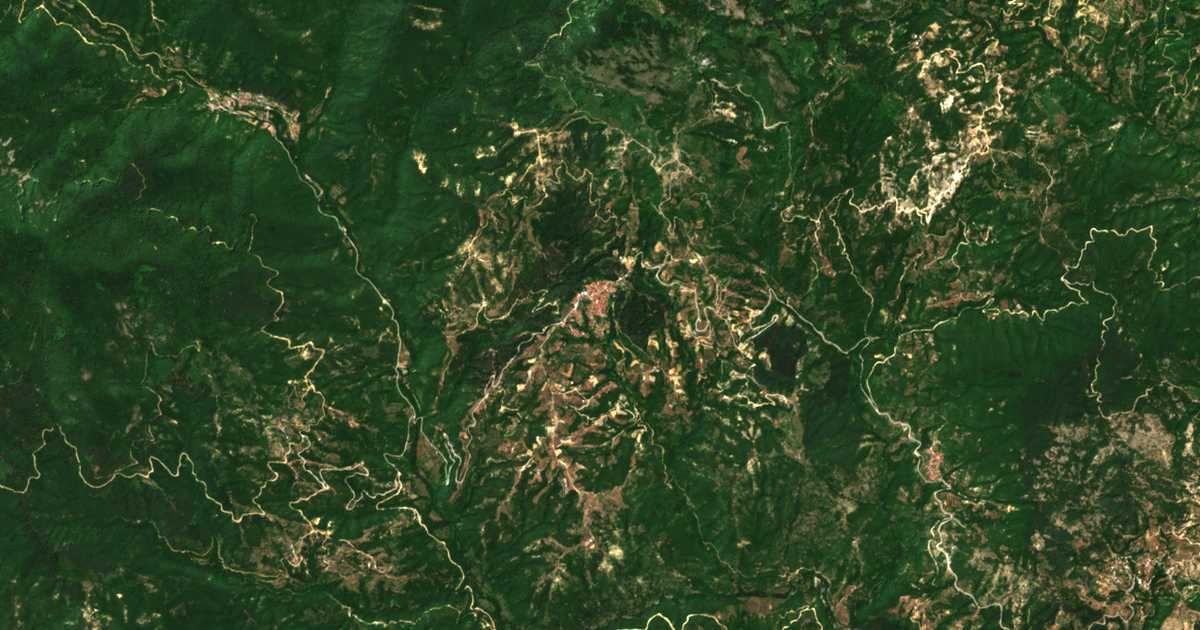 Carte satellite de Oraíon