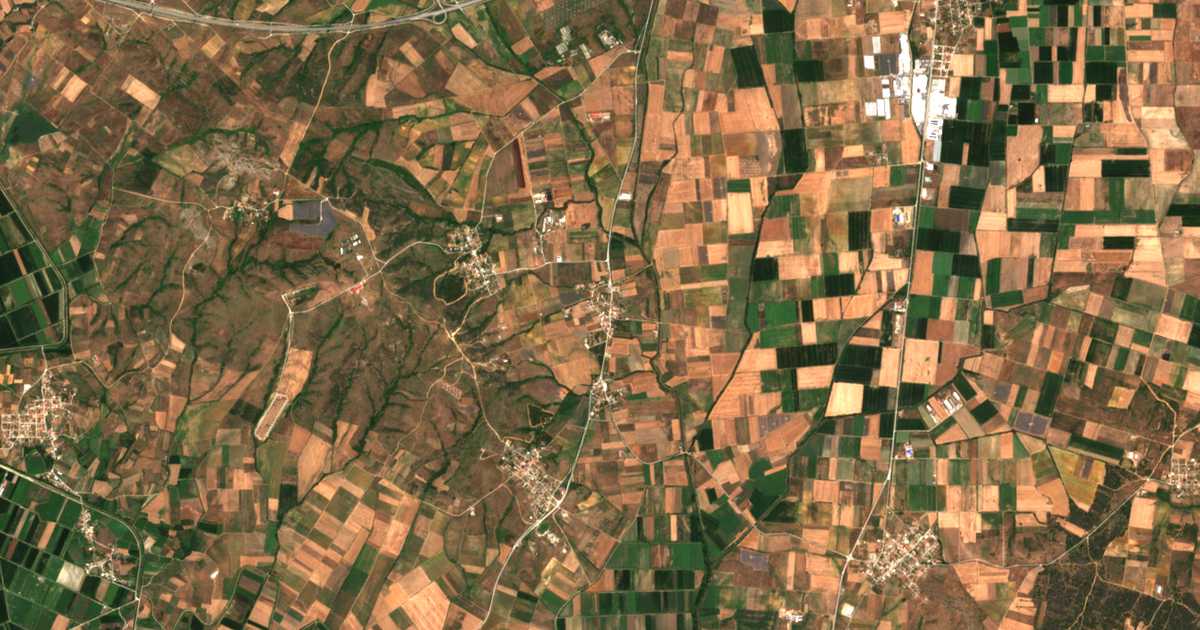 Carte satellite de Gkizéla