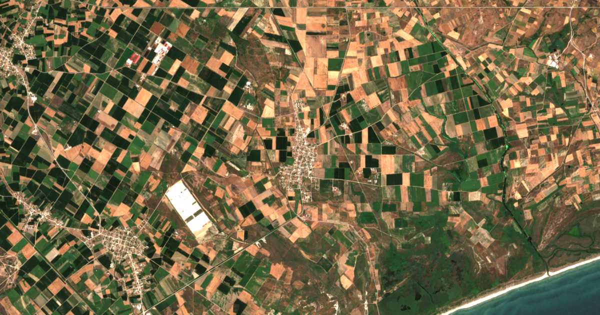 Carte satellite de Mángana