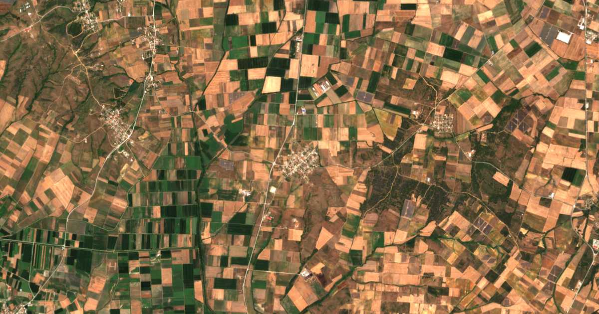 Carte satellite de Mélissa