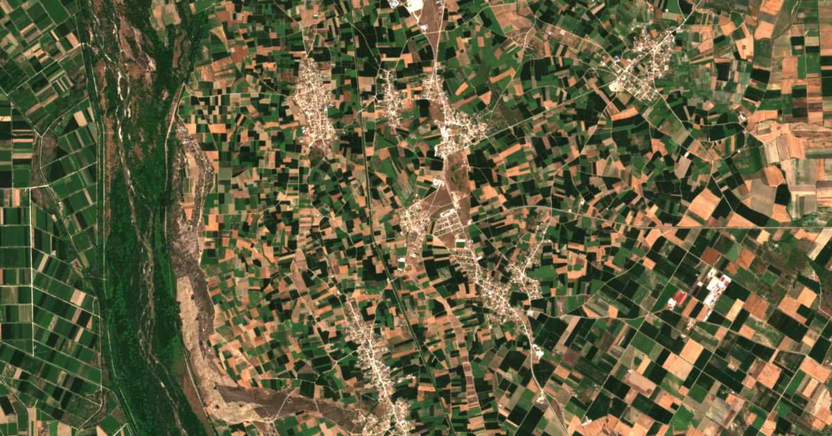Carte satellite de Mikrochórion