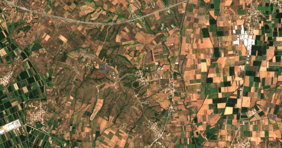 Carte satellite de Néa Amisós