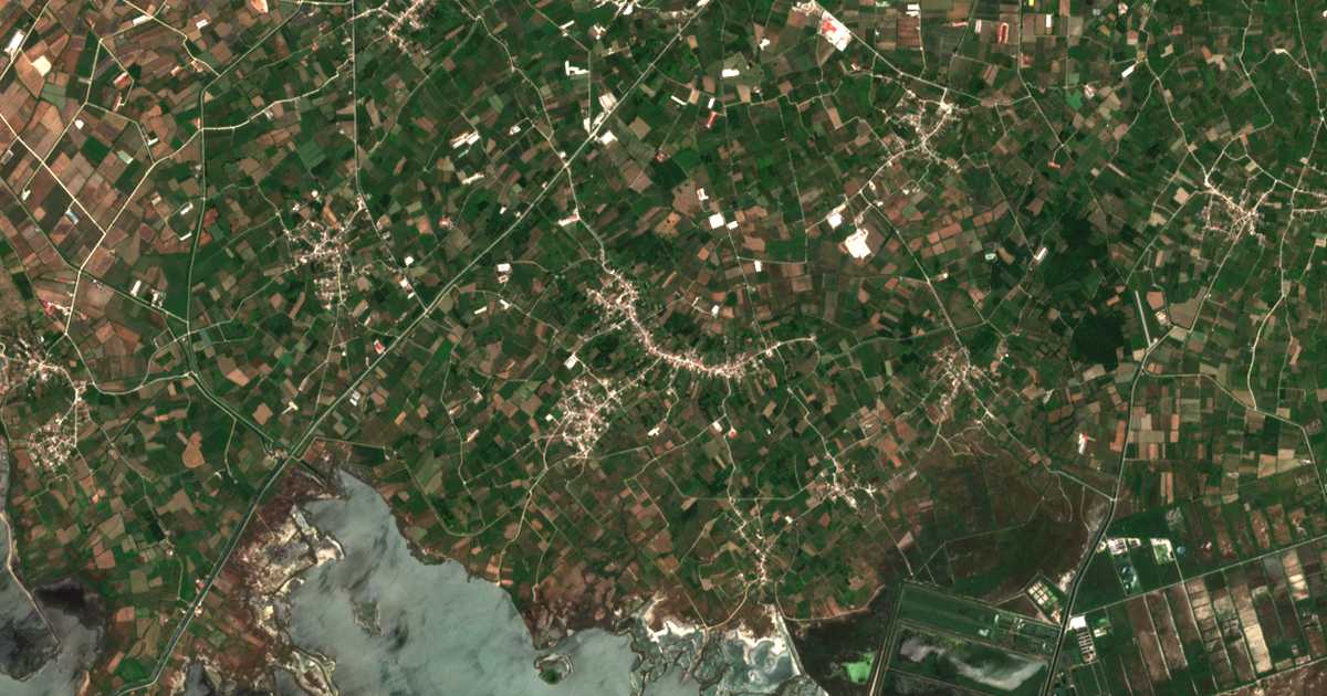 Carte satellite de Anéza
