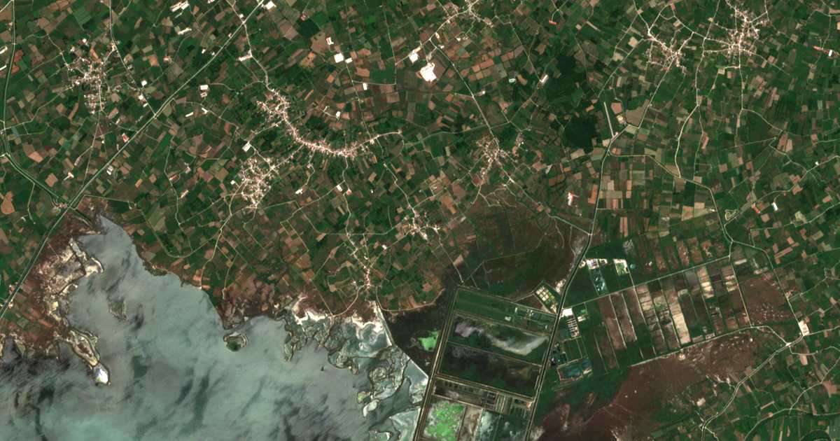 Carte satellite de Apómero