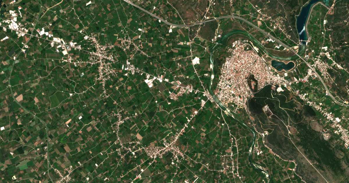 Carte satellite de Eleoúsa