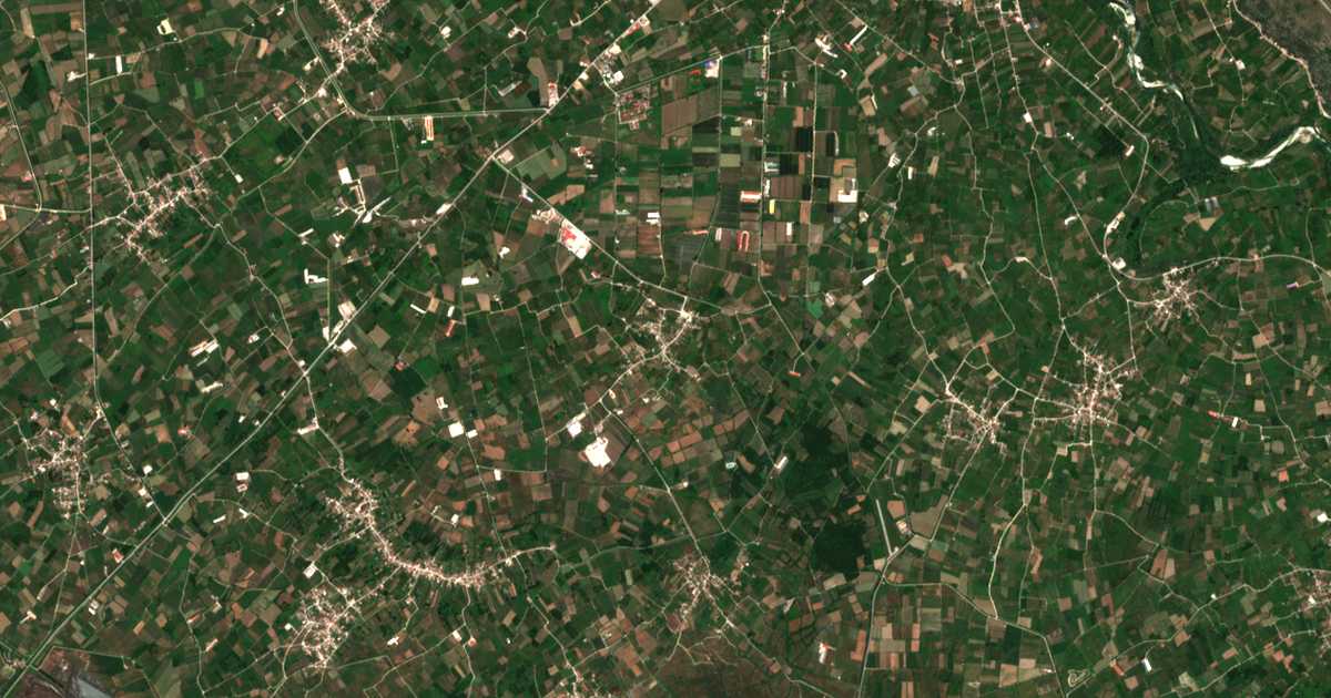 Carte satellite de Gavriá