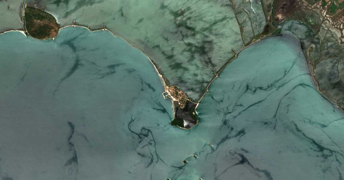Carte satellite de Koronisía