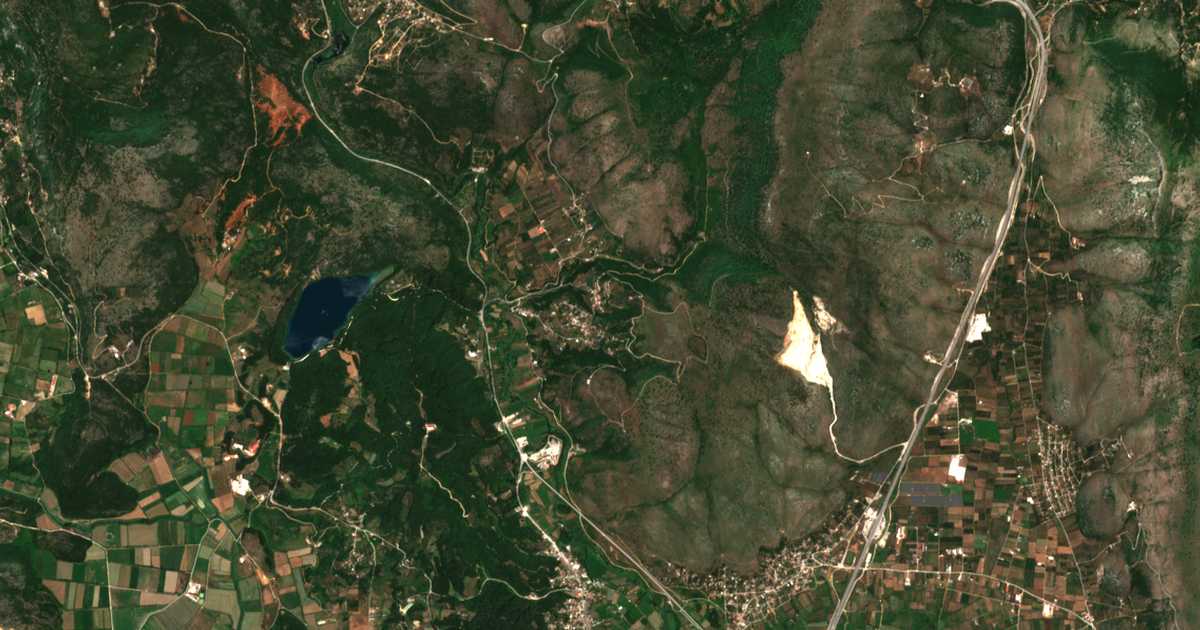 Carte satellite de Pandánassa