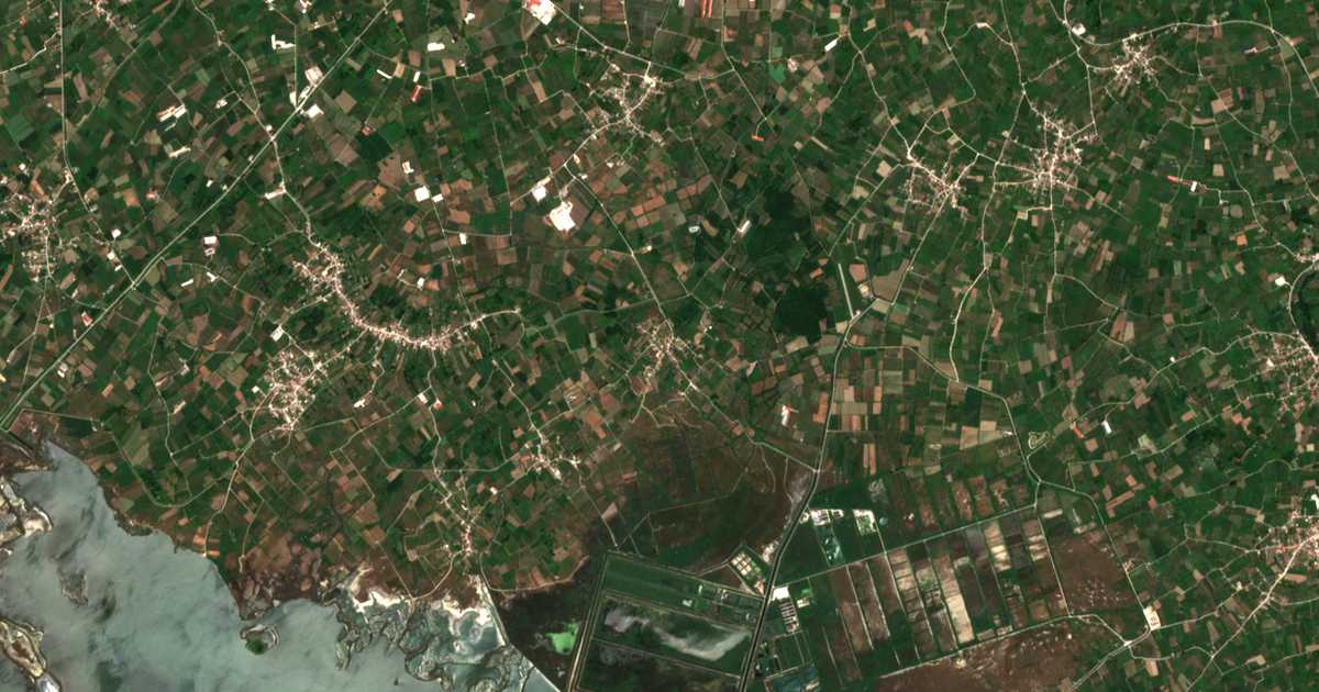 Carte satellite de Psathotópi