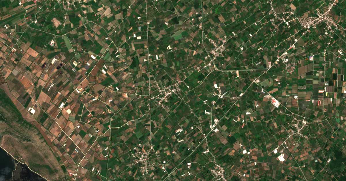 Carte satellite de Ráchi
