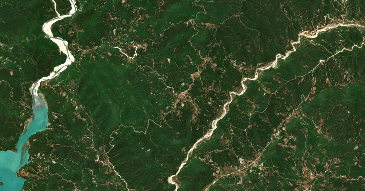 Carte satellite de Anemorráchi