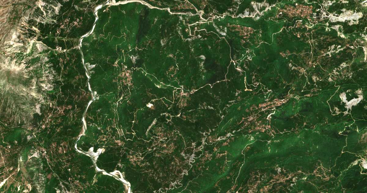 Carte satellite de Áno Graikikón