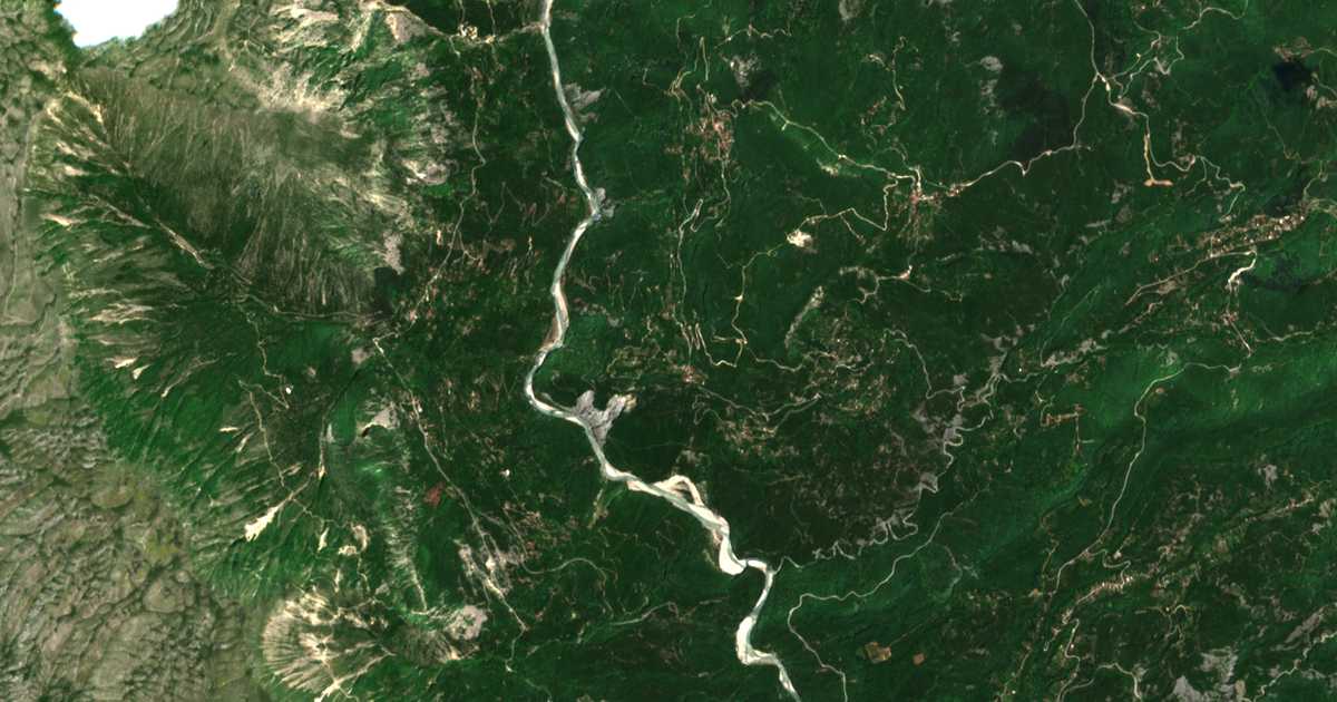 Carte satellite de Gourianá