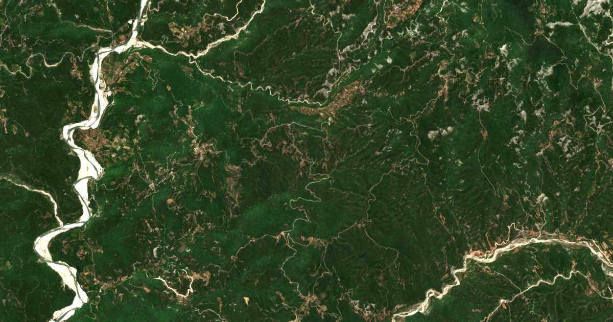 Carte satellite de Kalloní