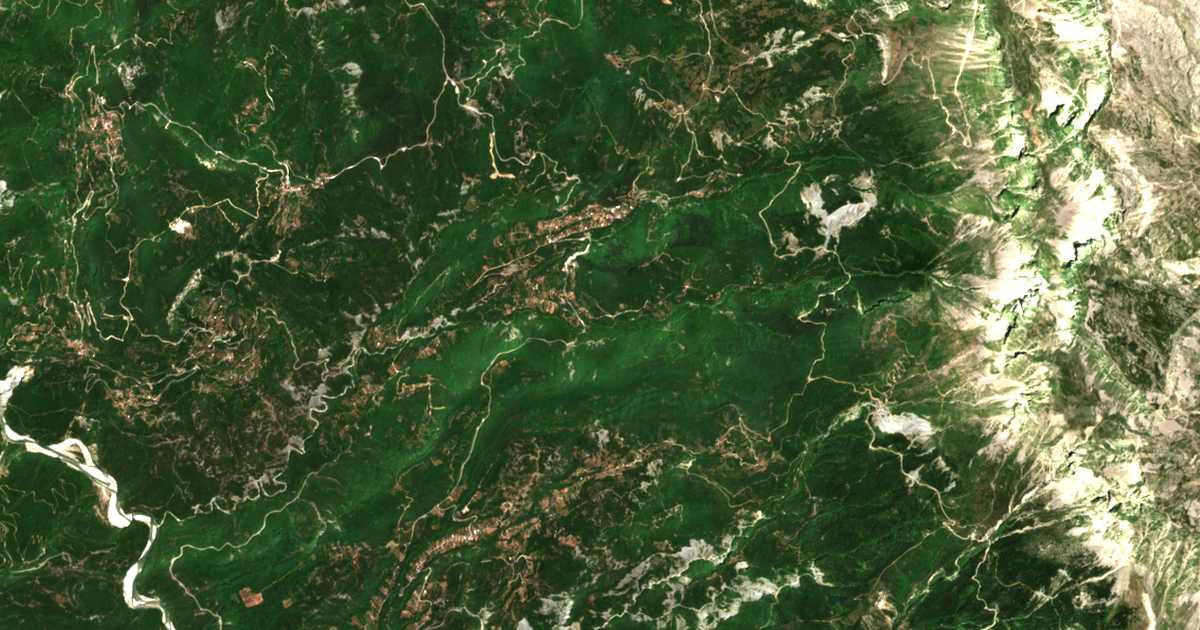 Carte satellite de Lepianá