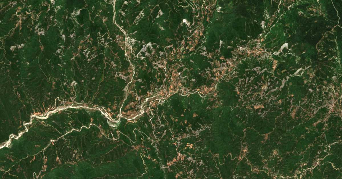 Carte satellite de Palaiokátounon