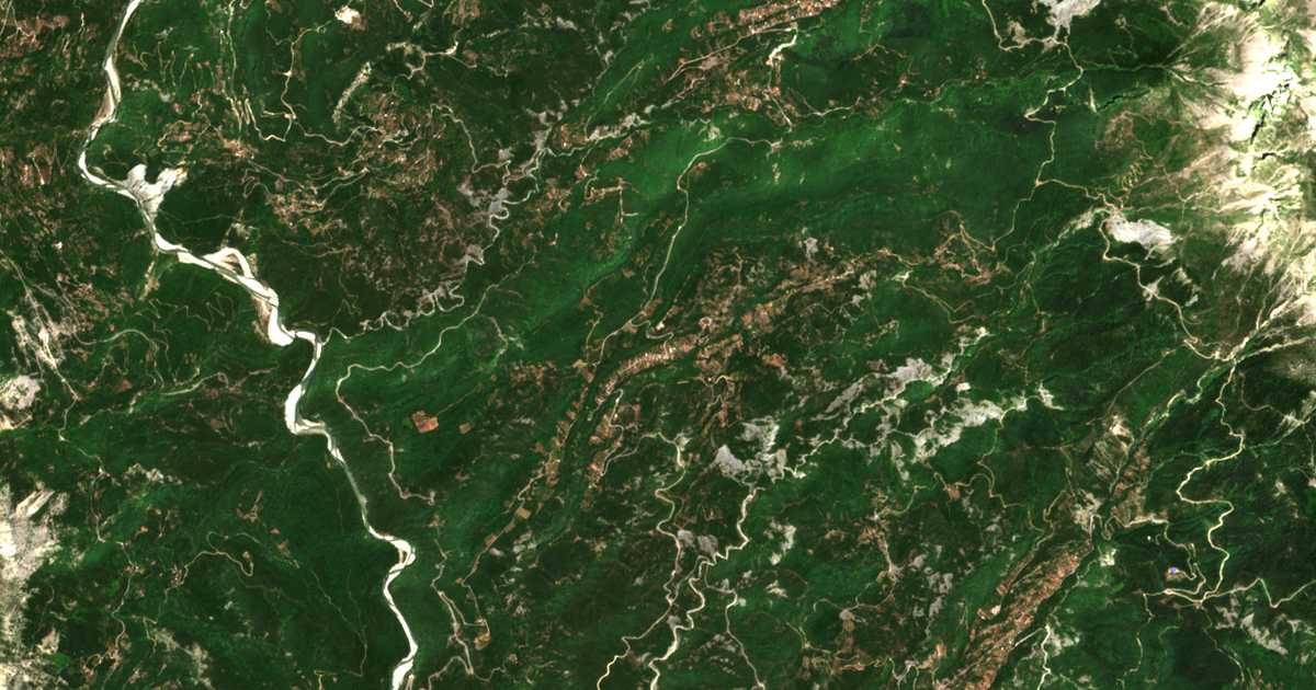Carte satellite de Rámia