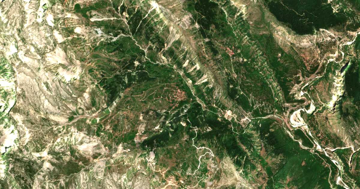 Carte satellite de Theodóriana
