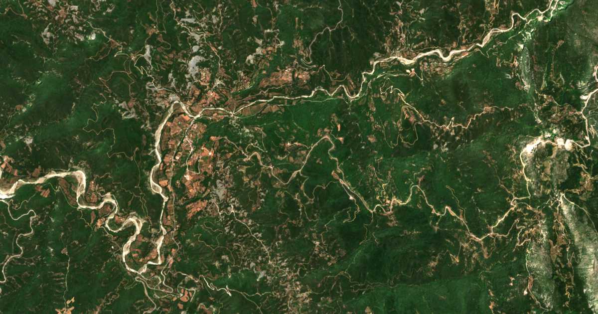 Carte satellite de Áno Kalentíni